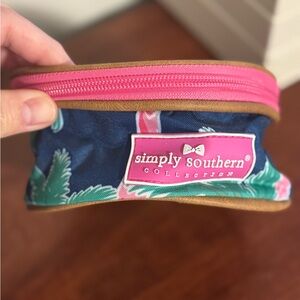 Simply Southern Navy and Pink Jewelry Case